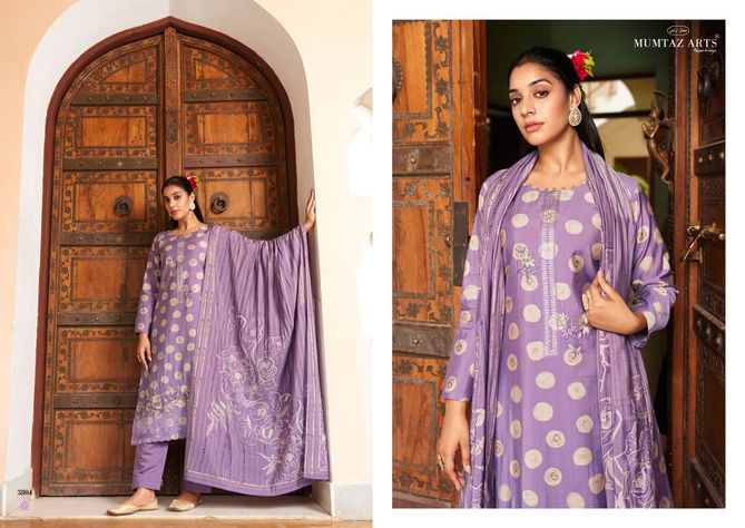 Jasmine By Mumtaz Viscose Muslin Embroidery Dress Material Suppliers In Surat
